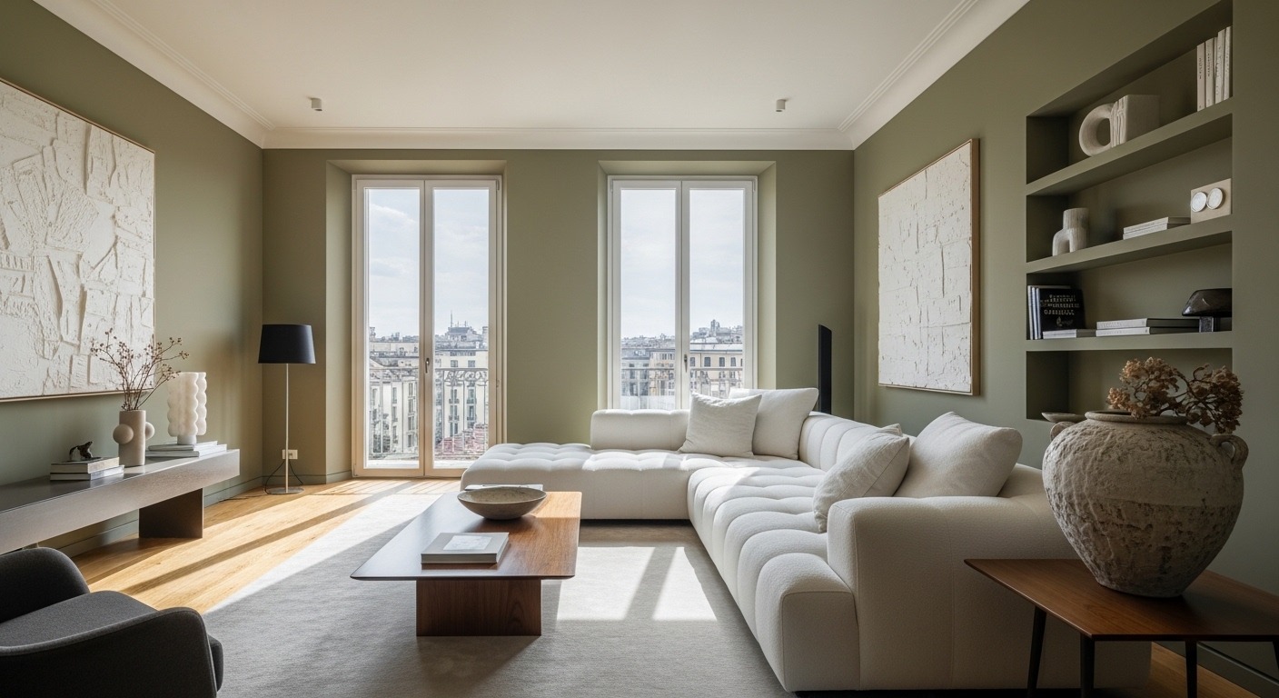 Tendenze Colore Soggiorno 2026: Il Verde nell'Interior Design